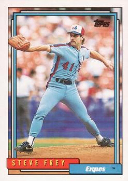 1992 Topps #174 Steve Frey VG Montreal Expos 