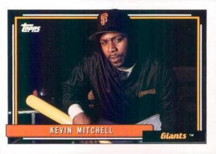1992 Topps #180 Kevin Mitchell VG San Francisco Giants 