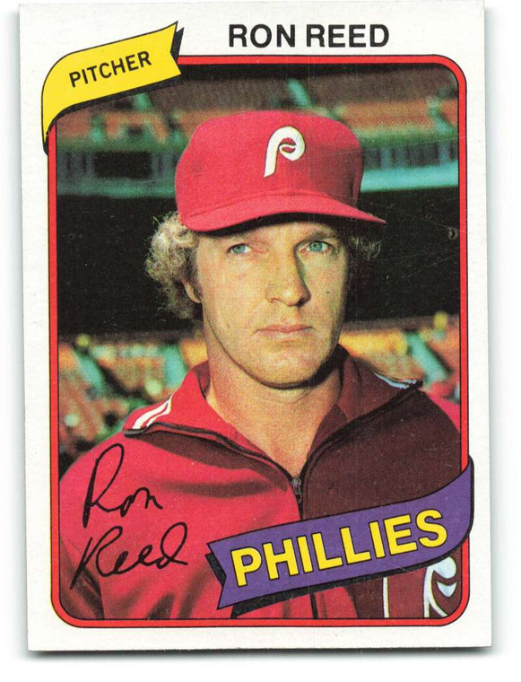 1980 Topps #609 Ron Reed VG Philadelphia Phillies 