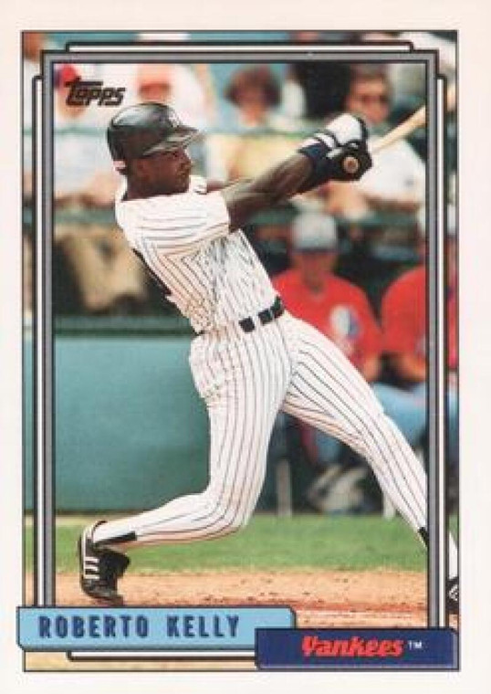 1992 Topps #266 Roberto Kelly VG New York Yankees 