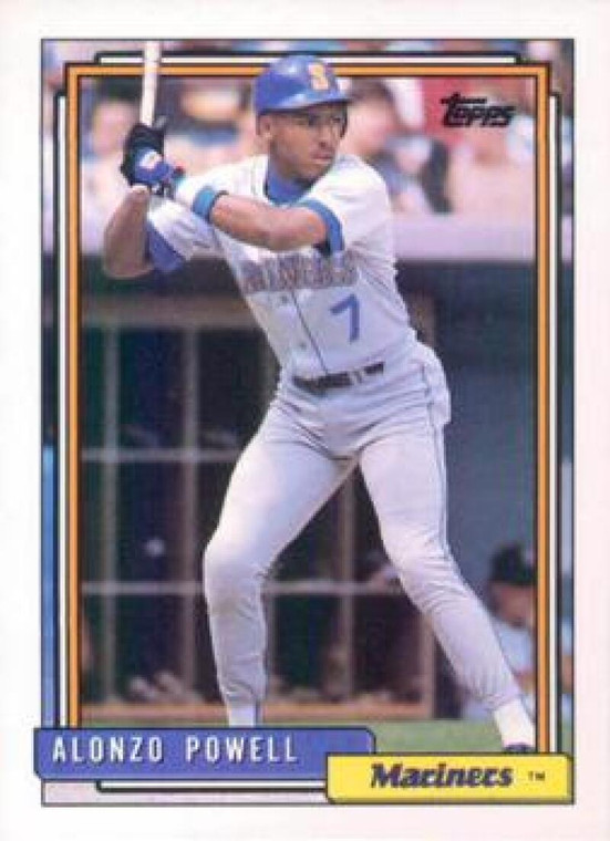 1992 Topps #295 Alonzo Powell VG Seattle Mariners 