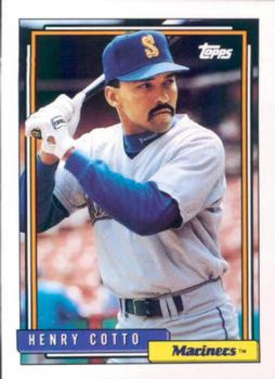 1992 Topps #311 Henry Cotto VG Seattle Mariners 
