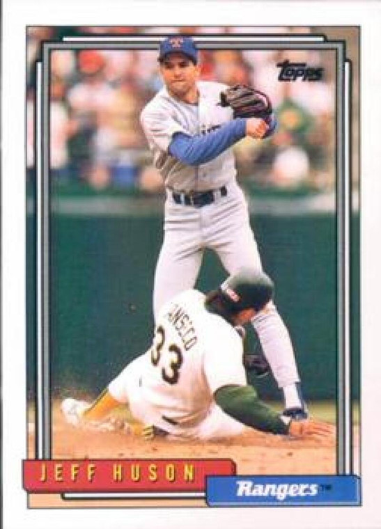 1992 Topps #314 Jeff Huson VG Texas Rangers 