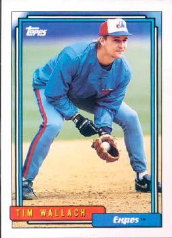 1992 Topps #385 Tim Wallach VG Montreal Expos 