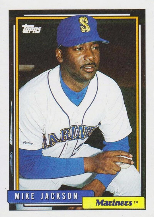 1992 Topps #411 Mike Jackson VG Seattle Mariners 