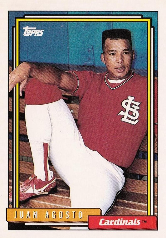 1992 Topps #421 Juan Agosto VG St. Louis Cardinals 