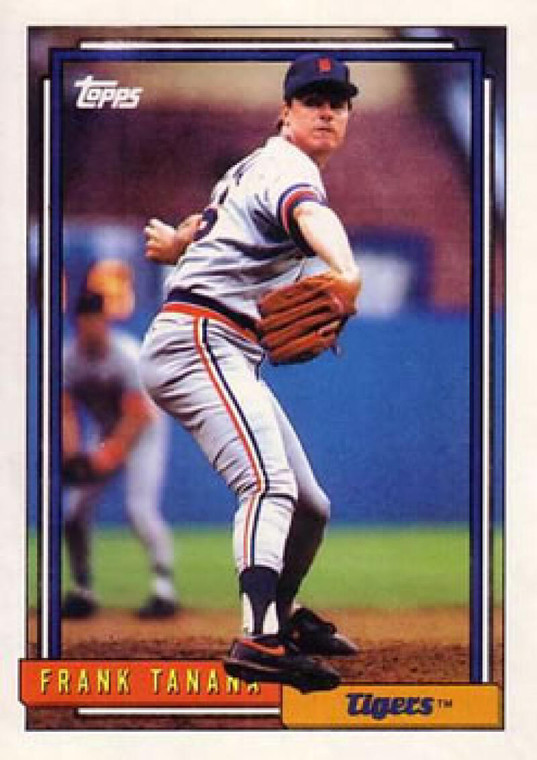 1992 Topps #458 Frank Tanana VG Detroit Tigers 