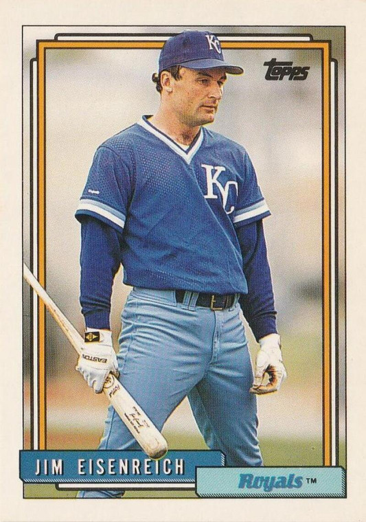 1992 Topps #469 Jim Eisenreich VG Kansas City Royals 