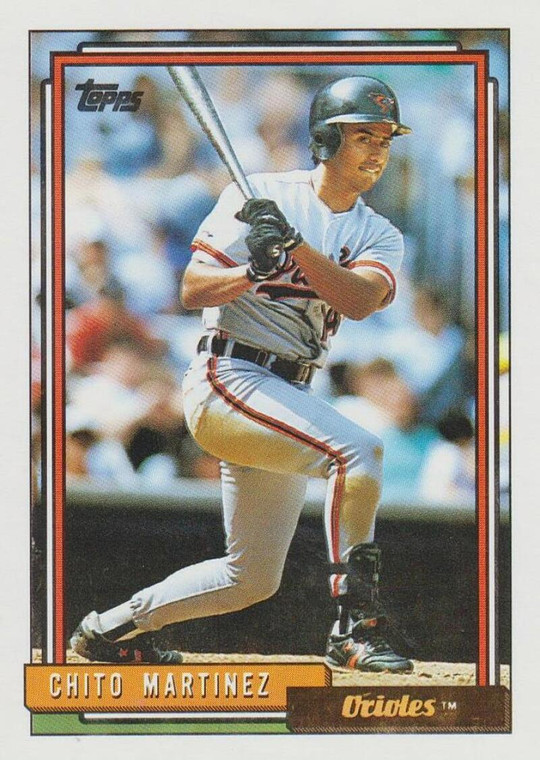 1992 Topps #479 Chito Martinez VG Baltimore Orioles 