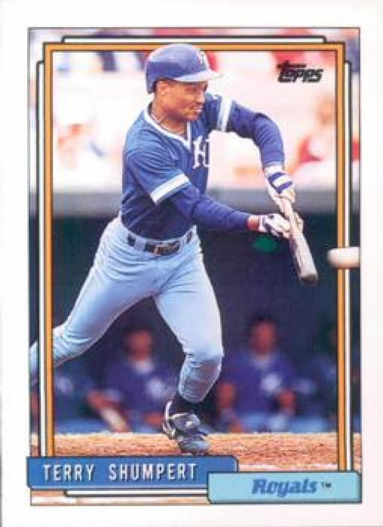 1992 Topps #483 Terry Shumpert VG Kansas City Royals 