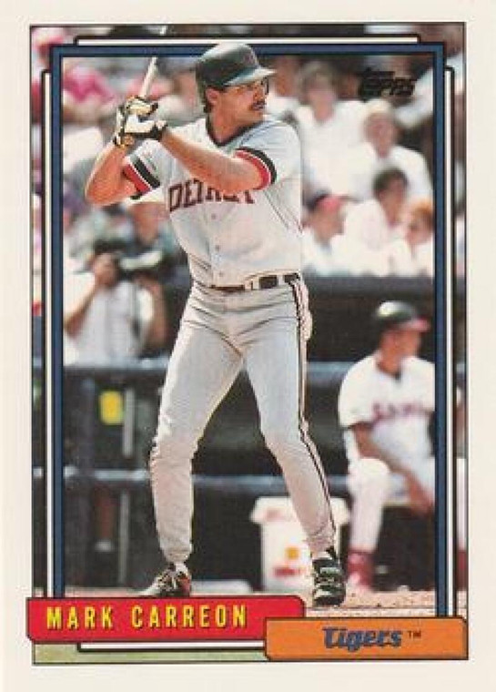1992 Topps Traded #21T Mark Carreon VG Detroit Tigers 