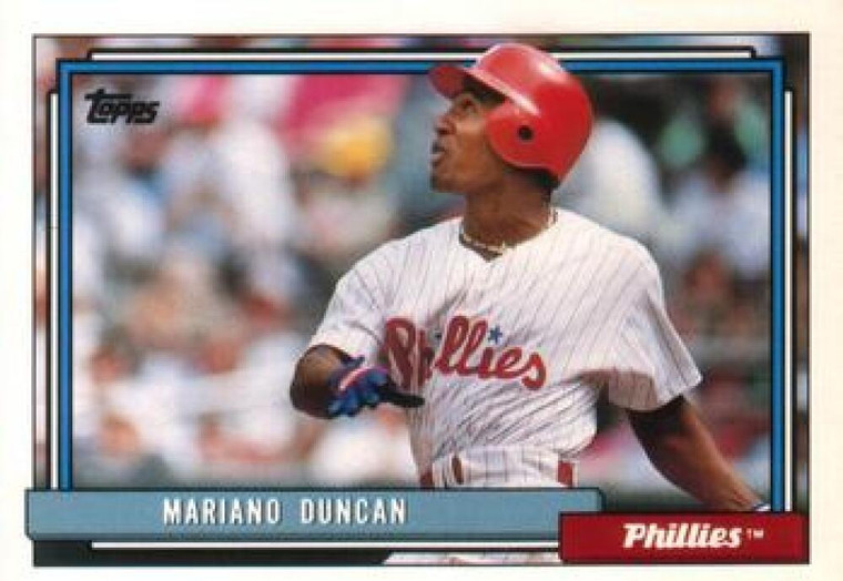 1992 Topps Traded #30T Mariano Duncan VG Philadelphia Phillies 