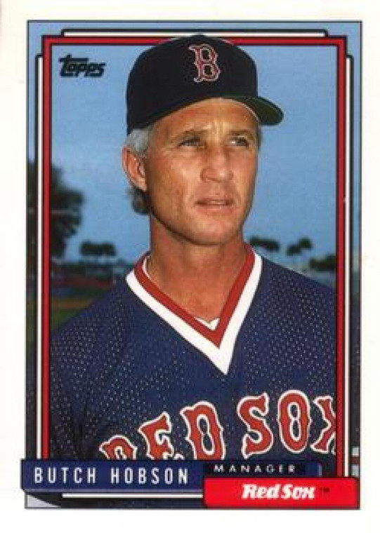 1992 Topps Traded #52T Butch Hobson VG Boston Red Sox 