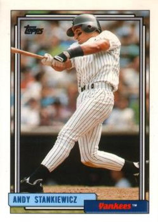 1992 Topps Traded #111T Andy Stankiewicz VG New York Yankees 