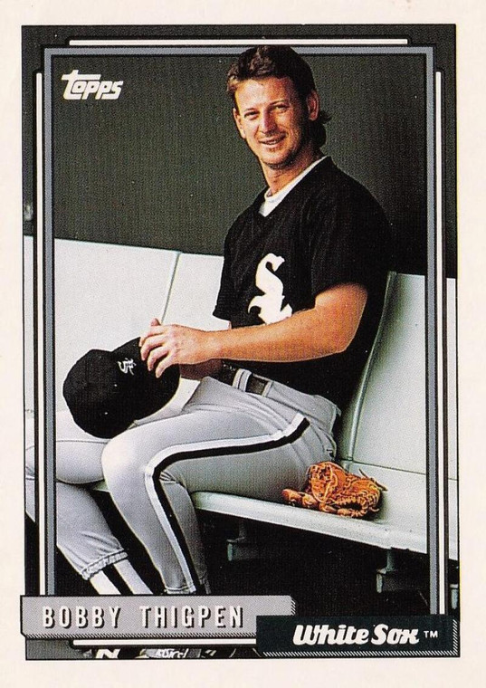 1992 Topps #505 Bobby Thigpen VG Chicago White Sox 