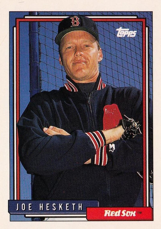 1992 Topps #521 Joe Hesketh VG Boston Red Sox 
