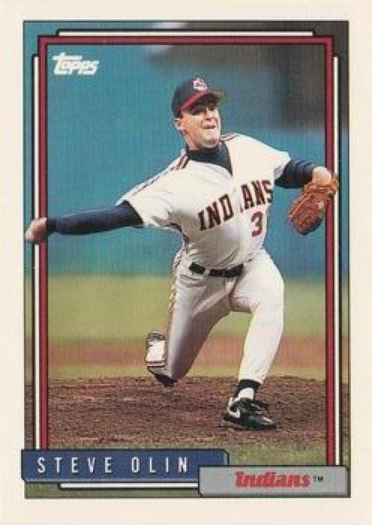 1992 Topps #559 Steve Olin VG Cleveland Indians 