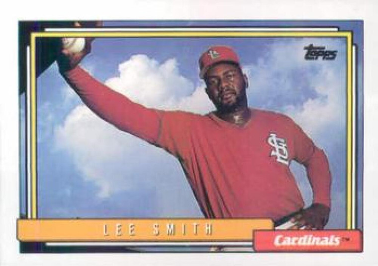 1992 Topps #565 Lee Smith VG St. Louis Cardinals 