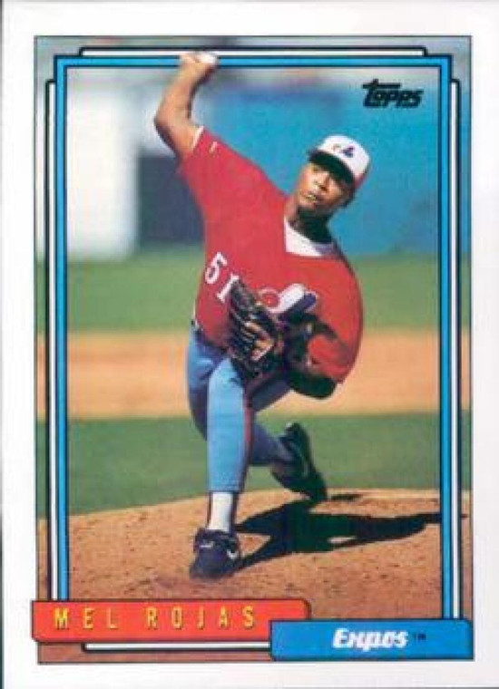 1992 Topps #583 Mel Rojas VG Montreal Expos 