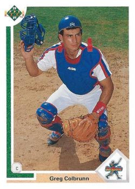 1991 Upper Deck #15 Greg Colbrunn VG RC Rookie Montreal Expos 