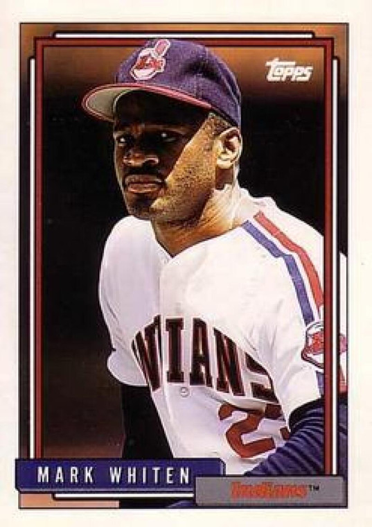 1992 Topps #671 Mark Whiten VG Cleveland Indians 