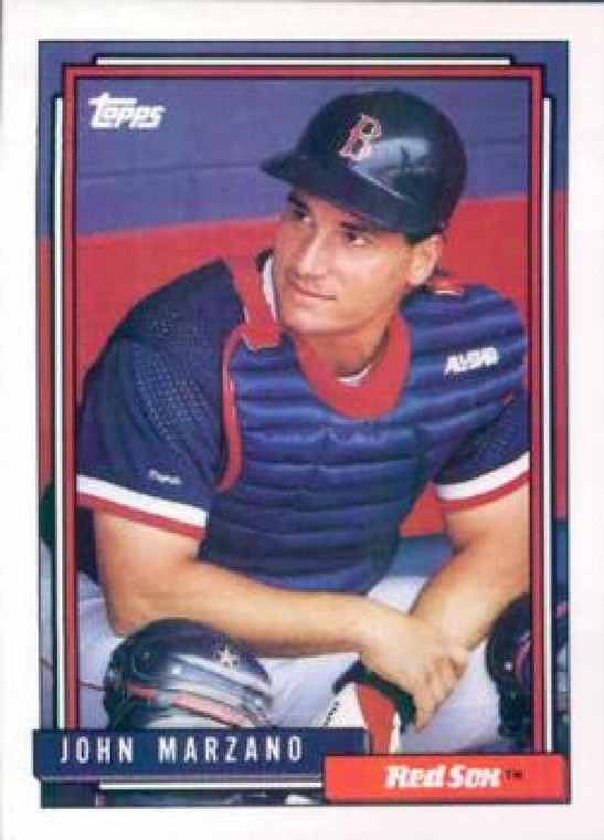 1992 Topps #677 John Marzano VG Boston Red Sox 