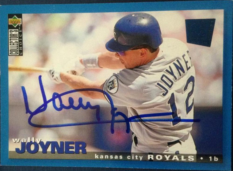 Wally Joyner Autographed 1995 Collector's Choice SE #214