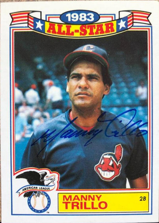 Manny Trillo Autographed 1984 Topps Glossy All-Stars #3