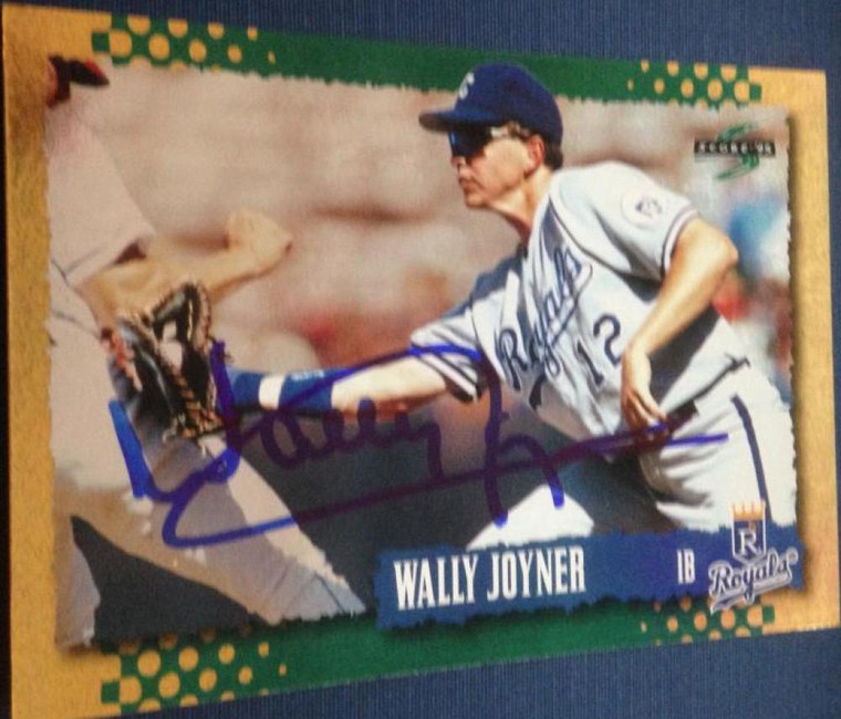 Wally Joyner Autographed 1995 Score Gold Rush #256