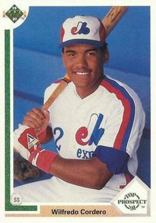 1991 Upper Deck #60 Wil Cordero VG RC Rookie Montreal Expos 
