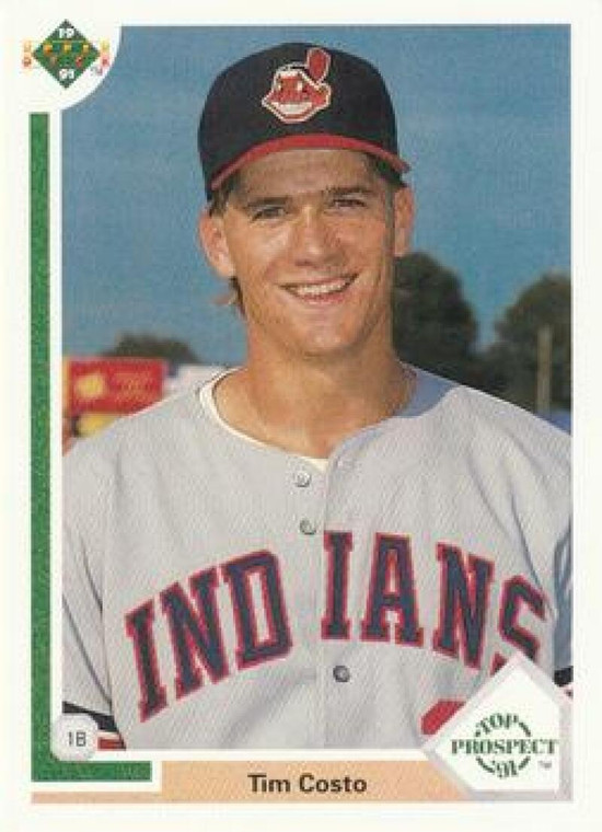 1991 Upper Deck #62 Tim Costo VG RC Rookie Cleveland Indians 