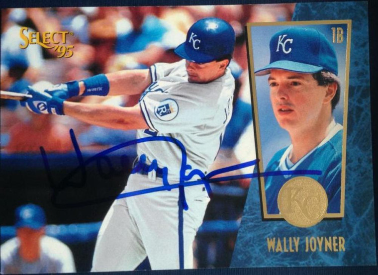 Wally Joyner Autographed 1995 Score Select #74