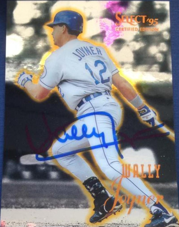 Wally Joyner Autographed 1995 Score Select Certified #29