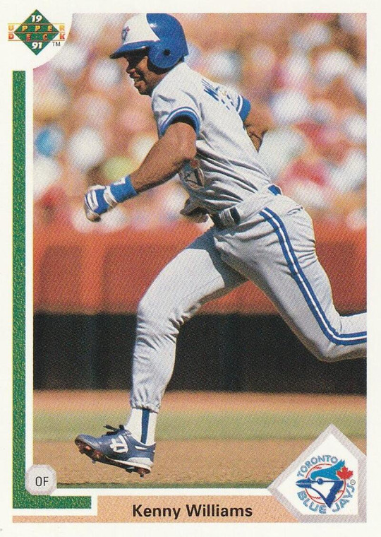 1991 Upper Deck #89 Kenny Williams VG Toronto Blue Jays 