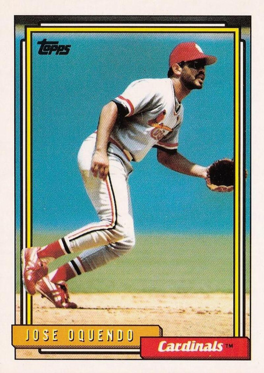 1992 Topps #723 Jose Oquendo VG St. Louis Cardinals 