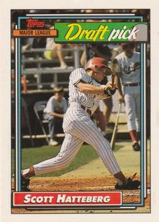 1992 Topps #734 Scott Hatteberg VG RC Rookie Boston Red Sox 