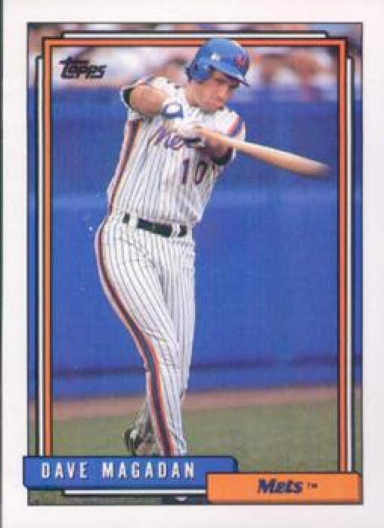 1992 Topps #745 Dave Magadan VG New York Mets 