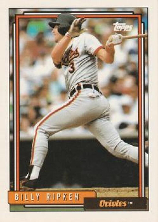 1992 Topps #752 Billy Ripken VG Baltimore Orioles 