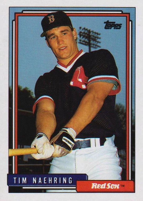 1992 Topps #758 Tim Naehring VG Boston Red Sox 