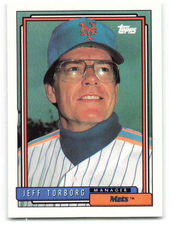 1992 Topps #759 Jeff Torborg MG VG New York Mets 