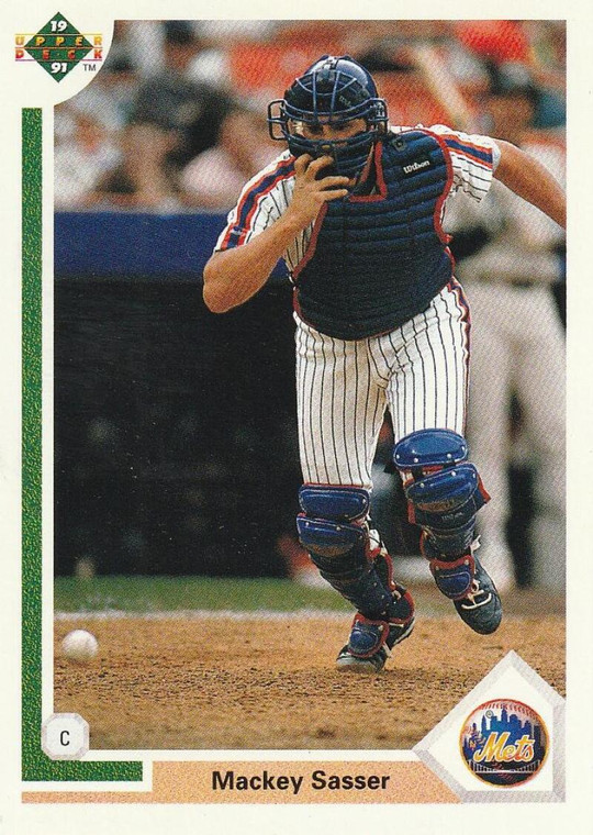 1991 Upper Deck #103 Mackey Sasser VG New York Mets 