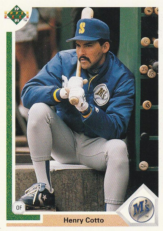 1991 Upper Deck #110 Henry Cotto VG Seattle Mariners 