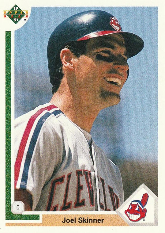 1991 Upper Deck #121 Joel Skinner VG Cleveland Indians 