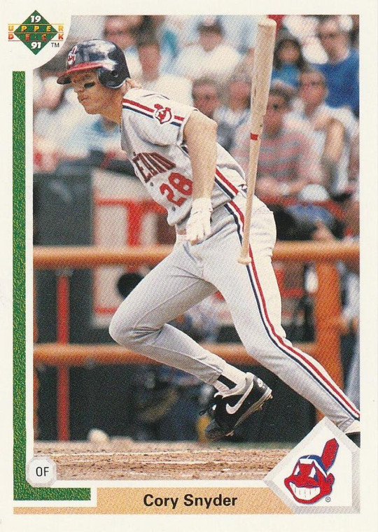 1991 Upper Deck #123 Cory Snyder VG Cleveland Indians 