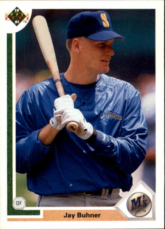 1991 Upper Deck #128 Jay Buhner VG Seattle Mariners 