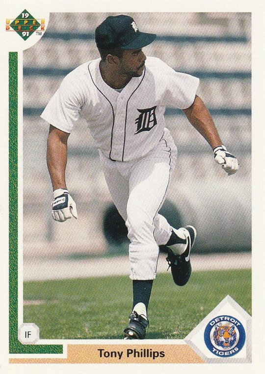 1991 Upper Deck #131 Tony Phillips VG Detroit Tigers 