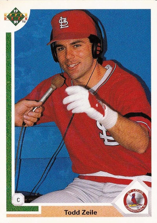 1991 Upper Deck #164 Todd Zeile VG St. Louis Cardinals 