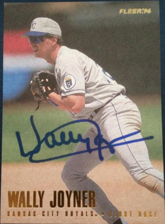 Wally Joyner Autographed 1996 Fleer #132