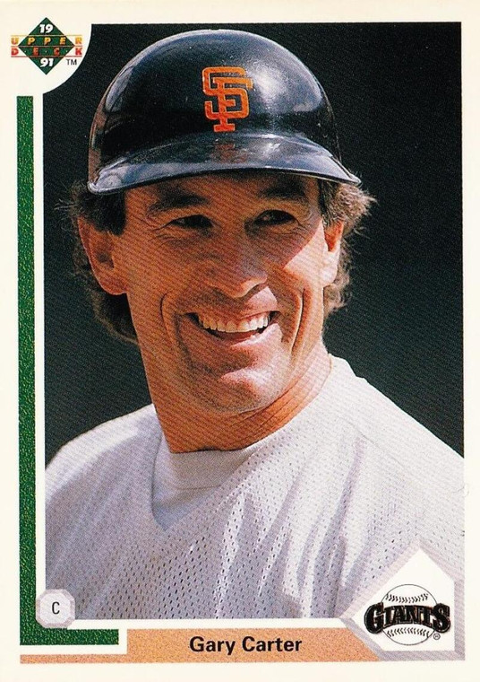1991 Upper Deck #176 Gary Carter VG San Francisco Giants 