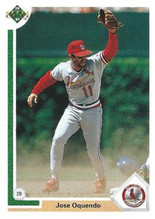 1991 Upper Deck #193 Jose Oquendo VG St. Louis Cardinals 